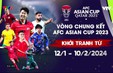 VTV trực tiếp toàn bộ các trận đấu tại VCK Asian Cup 2023