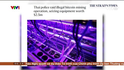 Thái Lan triệt phá nhiều cơ sở đào lậu bitcoin
